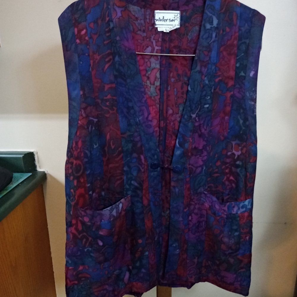 Winter Sun brand 60% Cotton Quilted vest